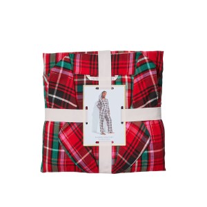 Пижама Victoria’s Secret Flannel Long PJ Set Bright Tartan Plaid