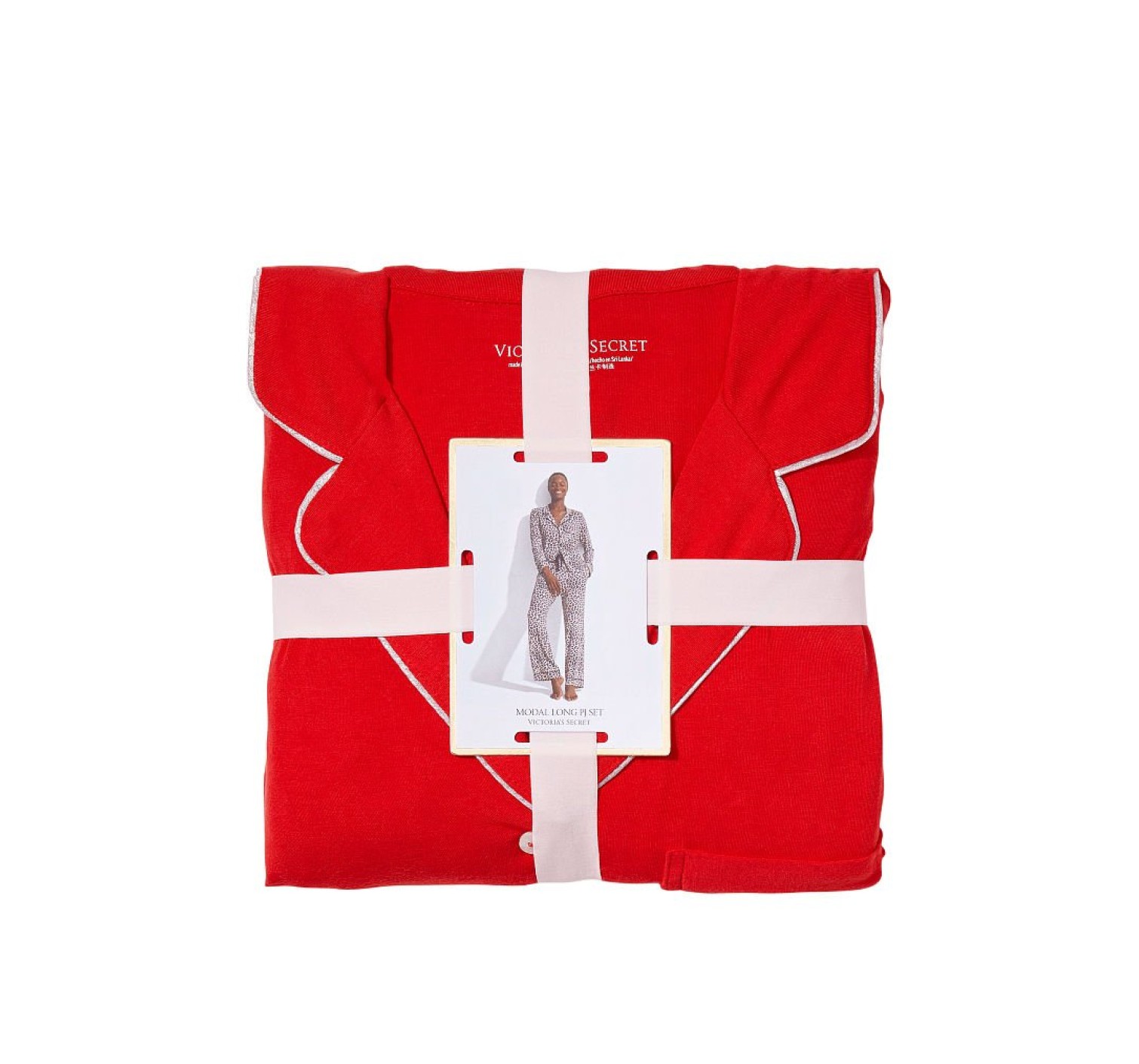 Пижама Victoria’s Secret Modal Long Pajama Set Lipstick