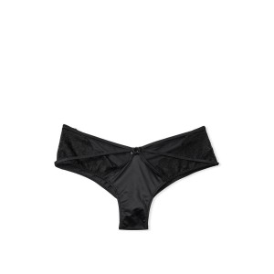 Трусики Strappy Lace Cheeky Panty Black