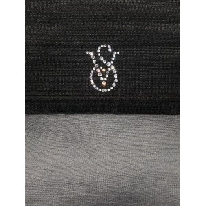 Чулки Crystal Logo Thigh Highs Black