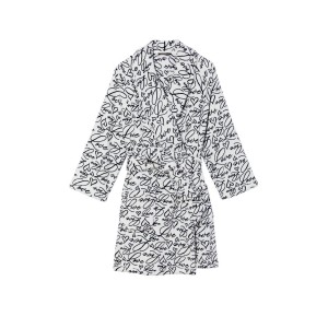 Плюшевий Халат Victoria's Secret Short Cozy Robe Coconut Hearts