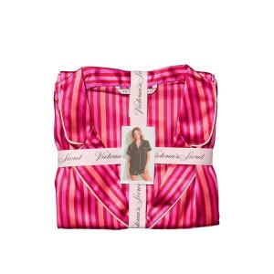 Піжама Satin Short PJ Set Red stripes