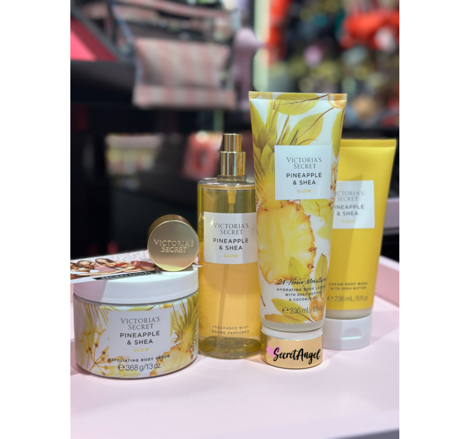 Подарунковий набір Natural Beauty set Pineapple & Shea GLOW