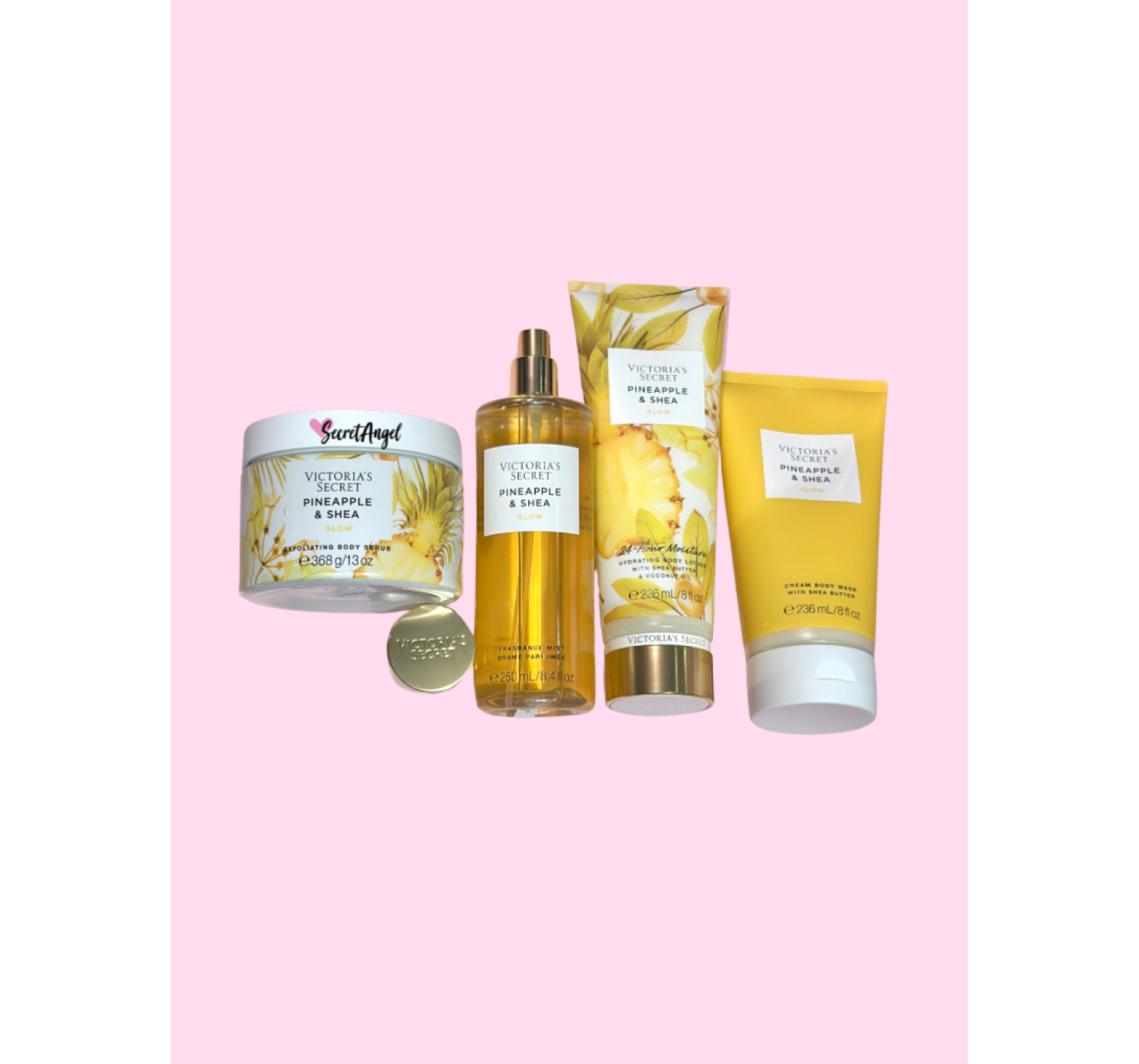 Подарунковий набір Natural Beauty set Pineapple & Shea GLOW