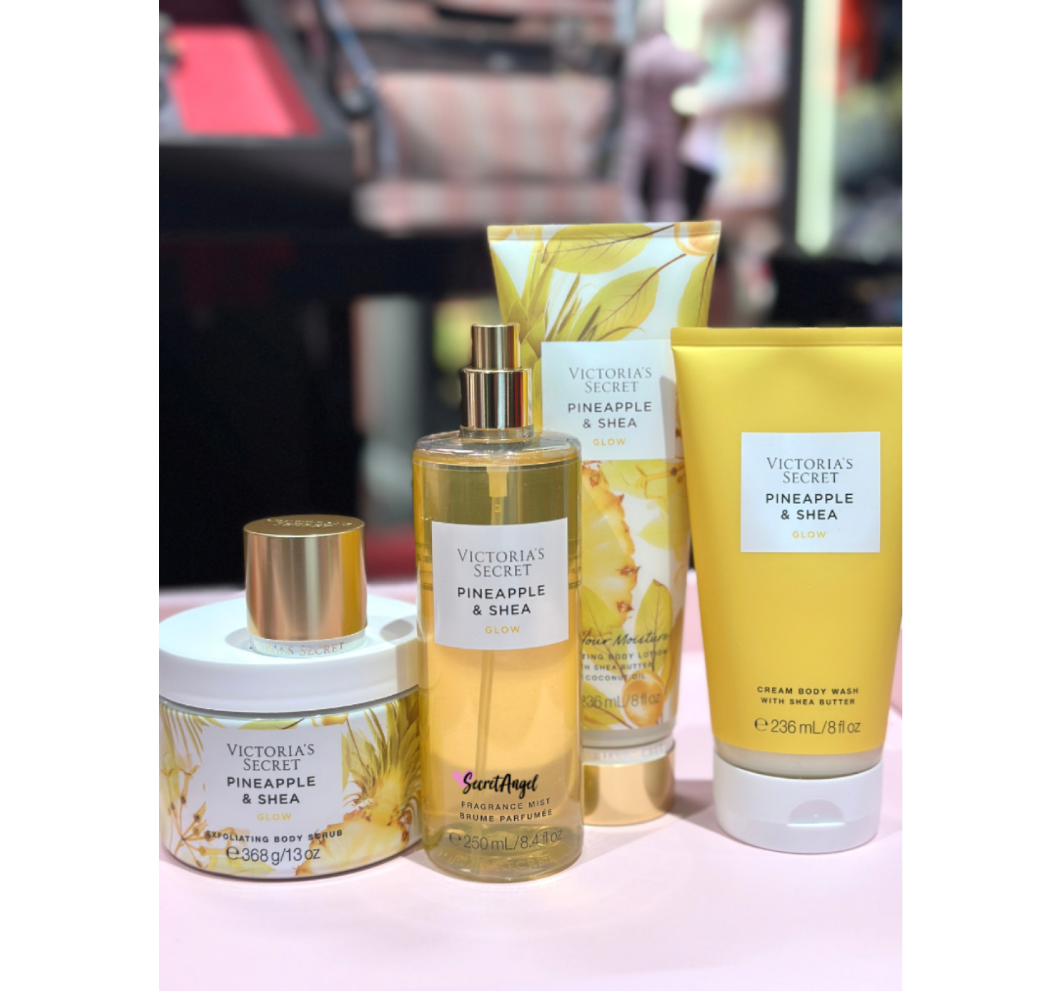 Подарунковий набір Natural Beauty set Pineapple & Shea GLOW