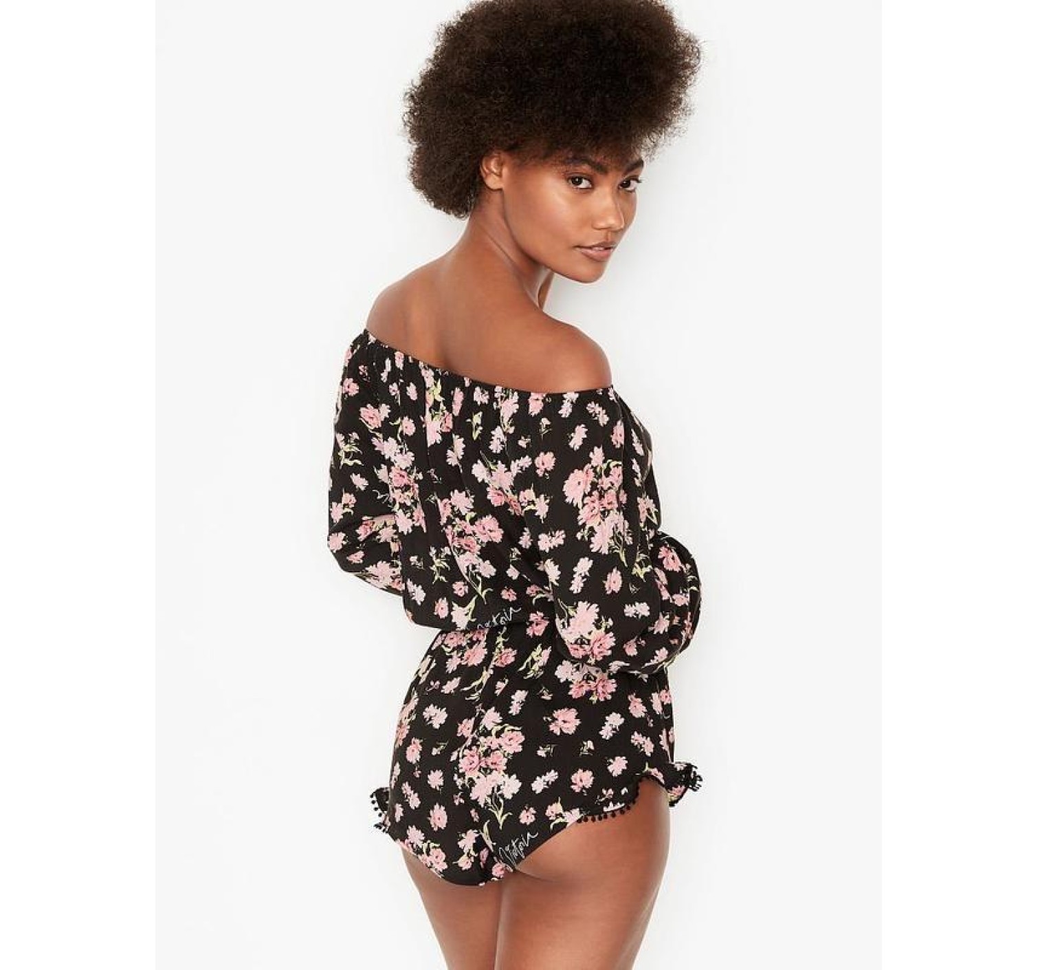 Ромпер Victoria's Secret long-sleeve cover ups hanalei romper