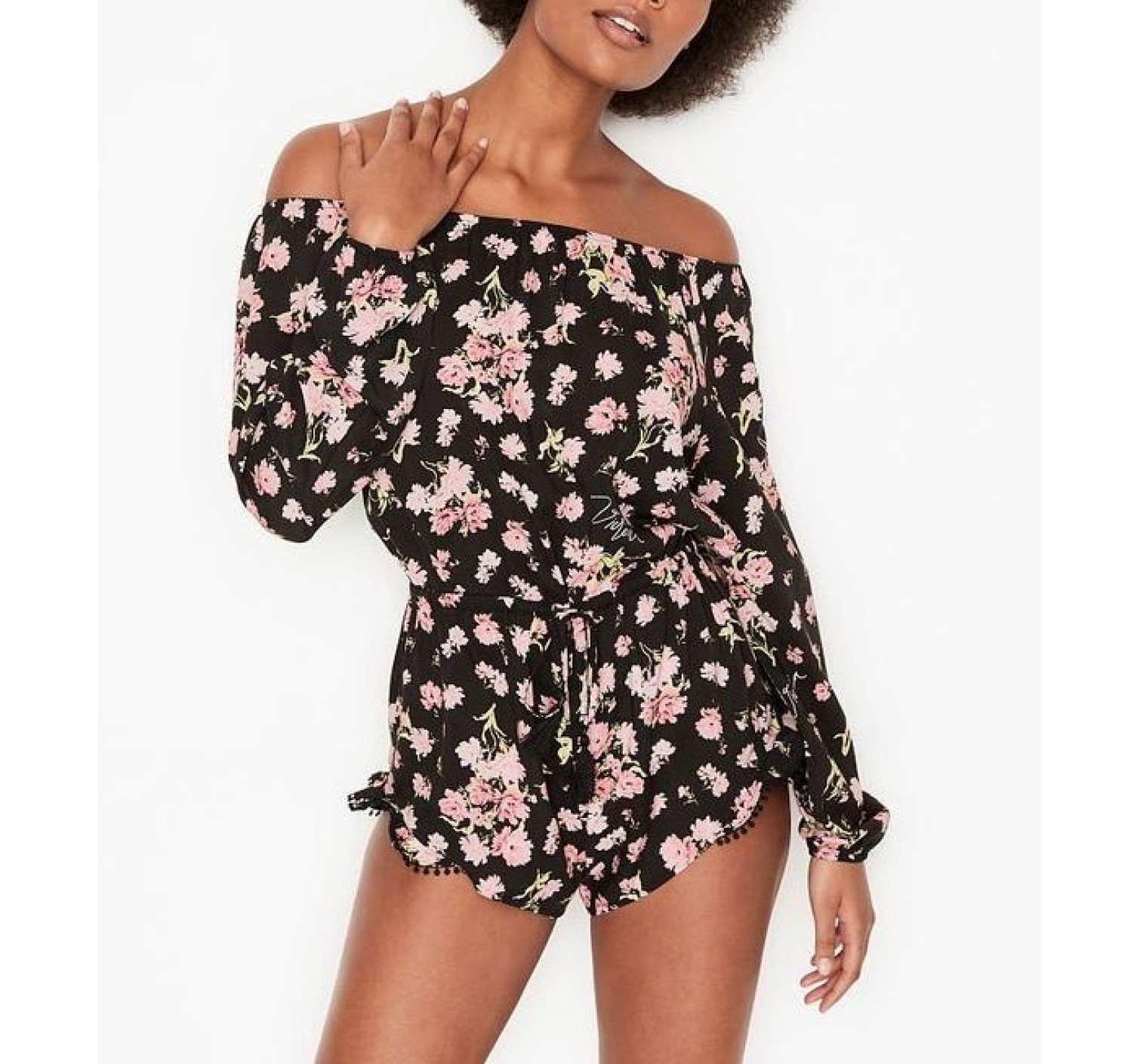 Ромпер Victoria's Secret long-sleeve cover ups hanalei romper