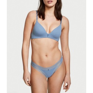 Трусики Blue Lace Cotton Thong panty