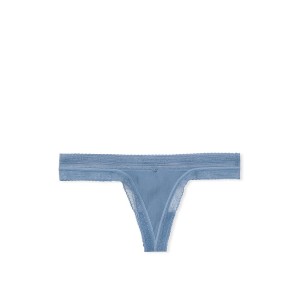 Трусики Blue Lace Cotton Thong panty