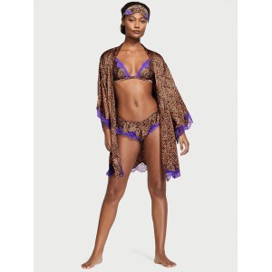 Подарунковий набір 4-Piece Silk Gift Set Leo Print