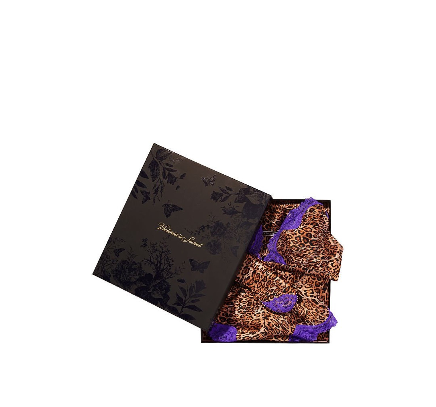 Подарунковий набір 4-Piece Silk Gift Set Leo Print