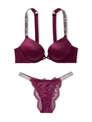 Комплект белья Bombshell Add-2-cups Push-up Embellished Strap Bra set
