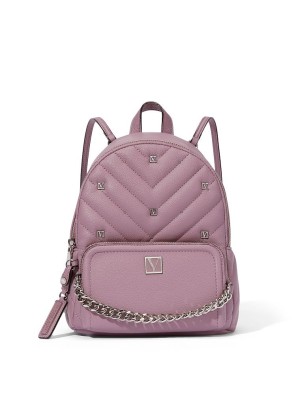  Рюкзак Victoria’s Secret The Victoria Small Backpack Mauve Stud