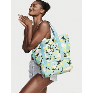 Пляжная сумка Cooler Tote Bag Swim Picnic Beach Lemons Blue
