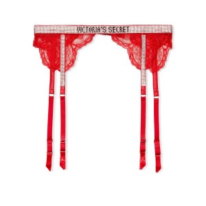 Пояс Shine Strap Garter Belt Lipstick Lace Victoria's Secret