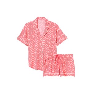 Піжама Modal Short Pj Set Coral White dot