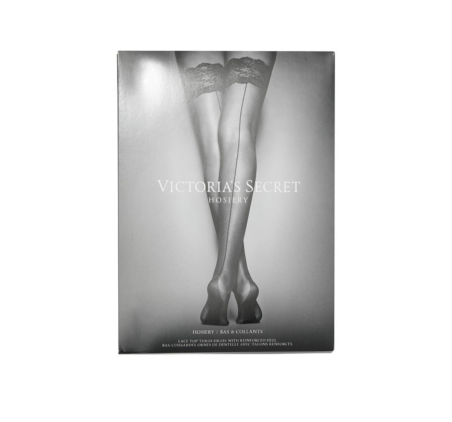 Панчохи Victoria's Secret Lace Top Thigh Highs with Reinforced Heel
