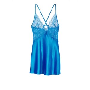 Пеньюар Sexy Blue Lace Plunge Slip Victoria's Secret