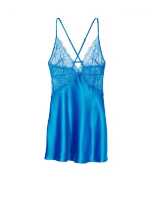 Пеньюар Very Sexy Blue Lace Plunge Slip Victoria’s Secret