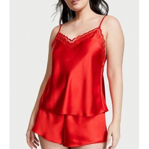 Пижама красная The Satin Cami Short PJ Set 