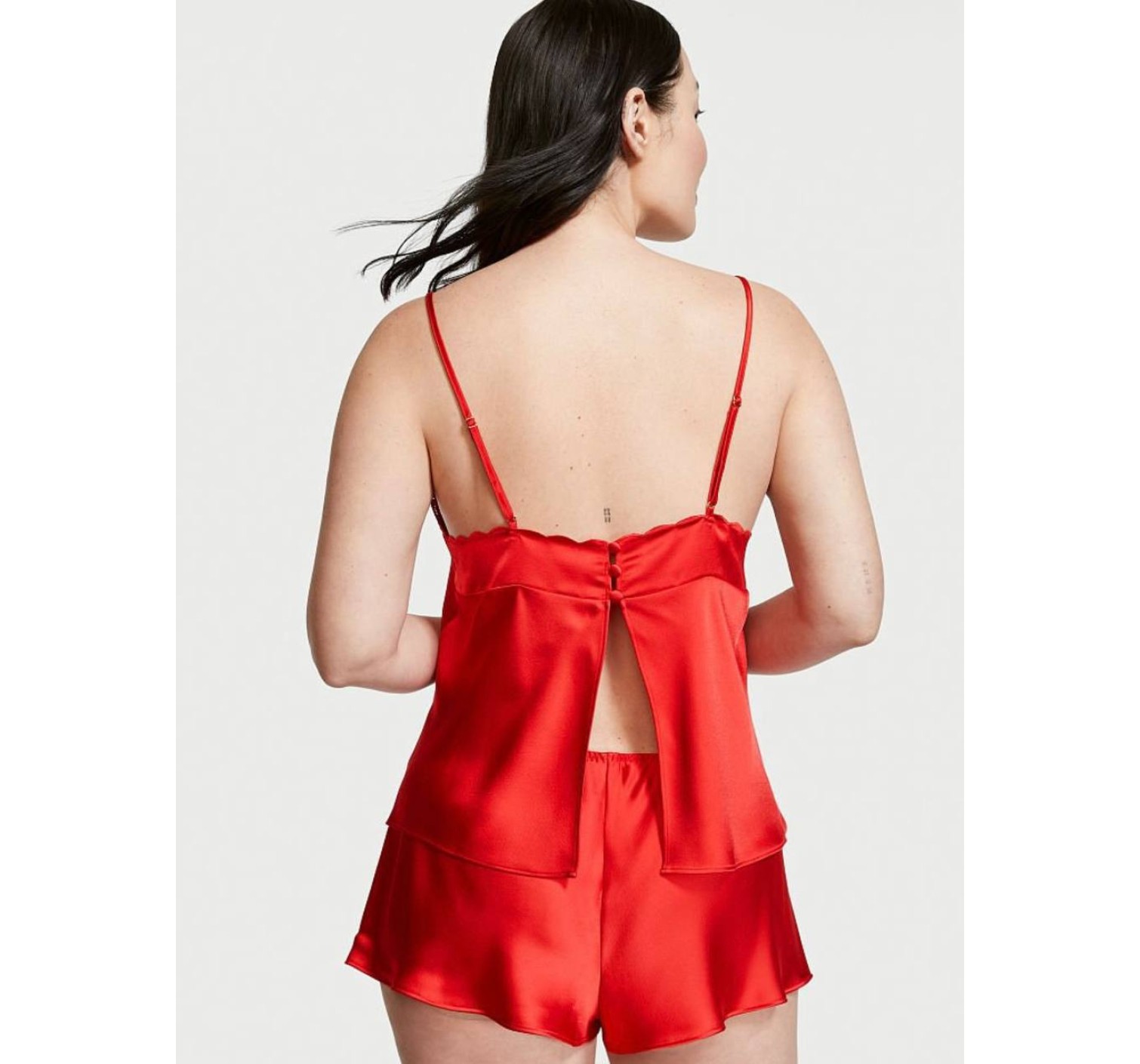 Пижама красная The Satin Cami Short PJ Set 