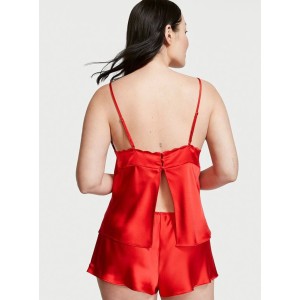Пижама красная The Satin Cami Short PJ Set 