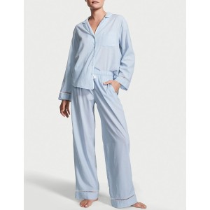 Піжама Вікторія Сікрет Blue Cotton Long PJ Set