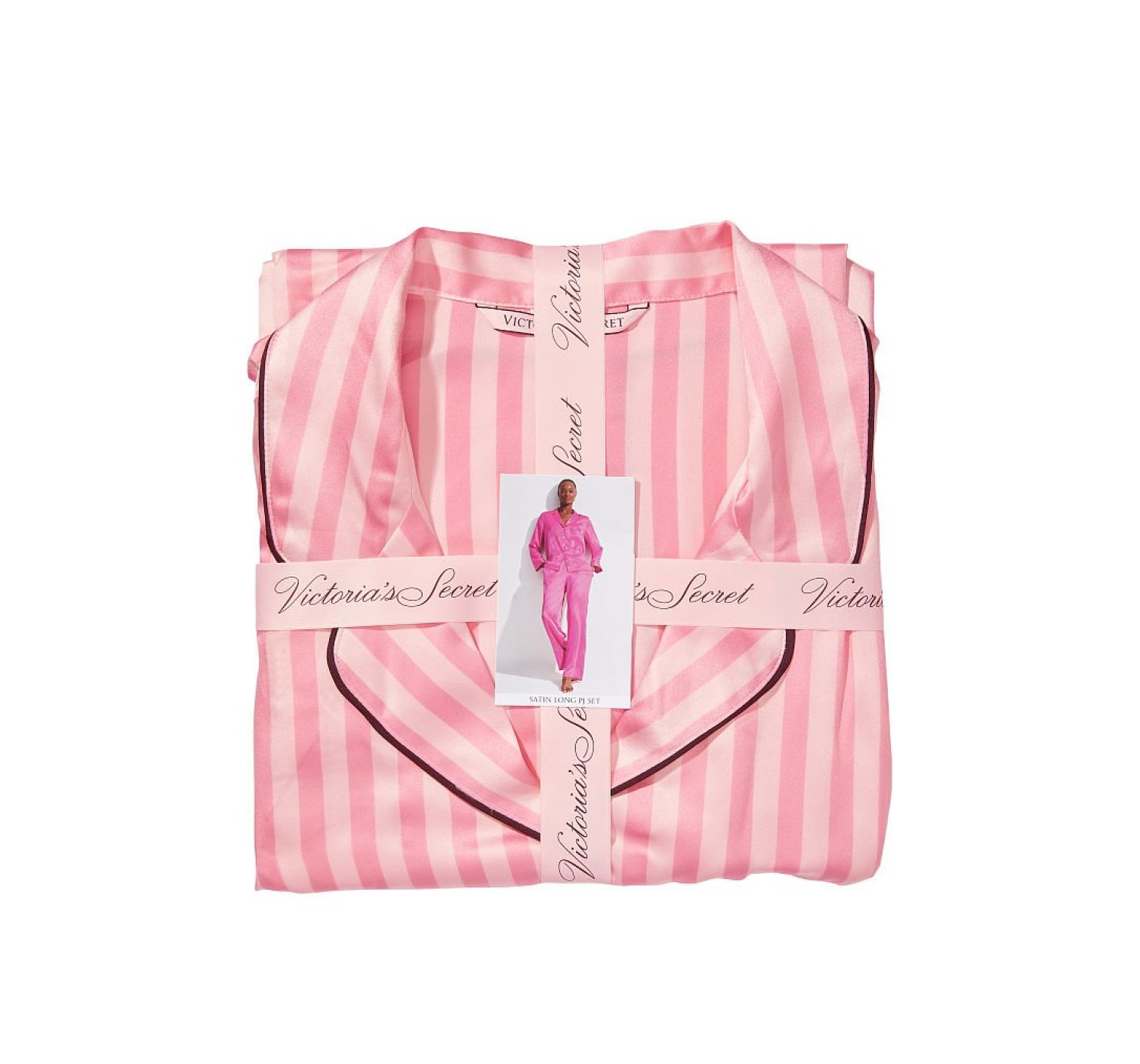 Розовая пижама Виктория Сикрет Angel Pink Stripe