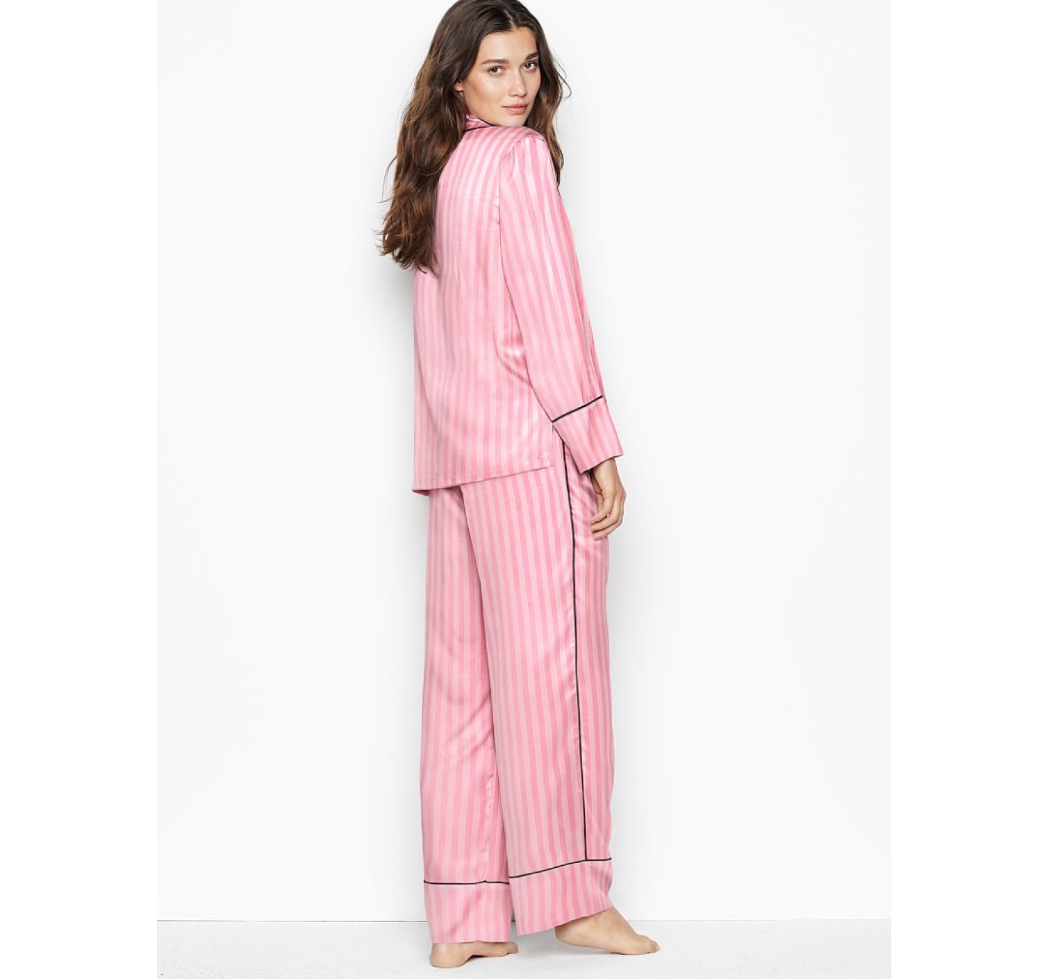Розовая пижама Виктория Сикрет Angel Pink Stripe