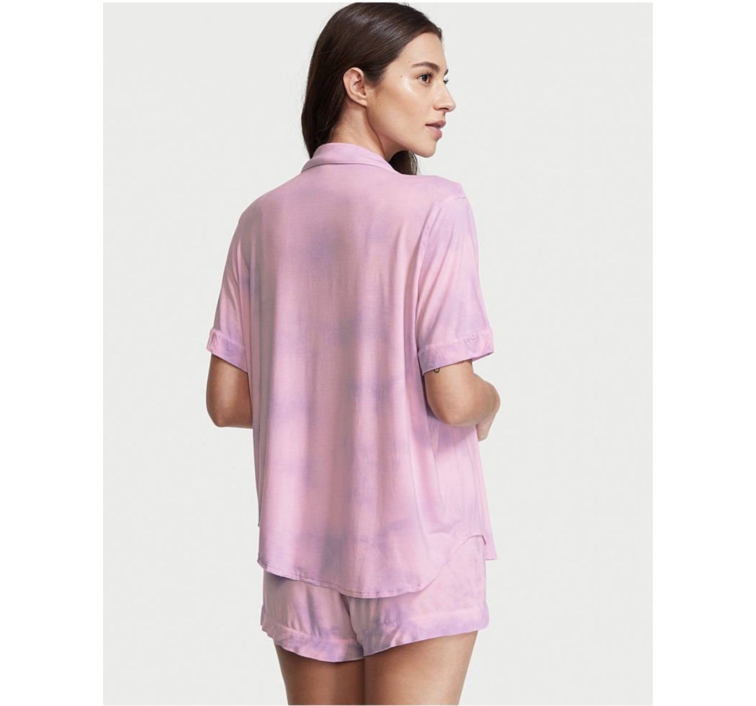 Пижама Cotton Printed Short PJ Set Pink