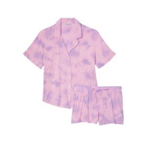 Пижама Cotton Printed Short PJ Set Pink