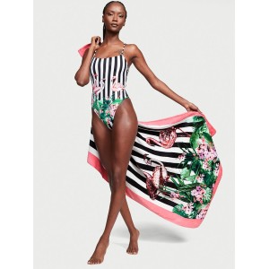 Полотенце для пляжа Victoria’s Secret Cotton Flamingo Beach Towel