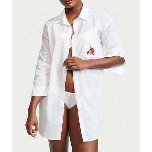 Хлопковая рубашка Oversize Cotton Sleepshirt Strawberry