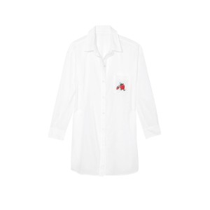 Хлопковая рубашка Oversize Cotton Sleepshirt Strawberry