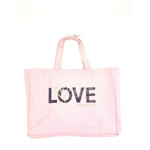 Пляжная сумка Beach Cotton Tote LOVE 