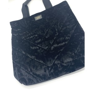Вельветовая сумка Victoria's Secret Black Velvet Tote 