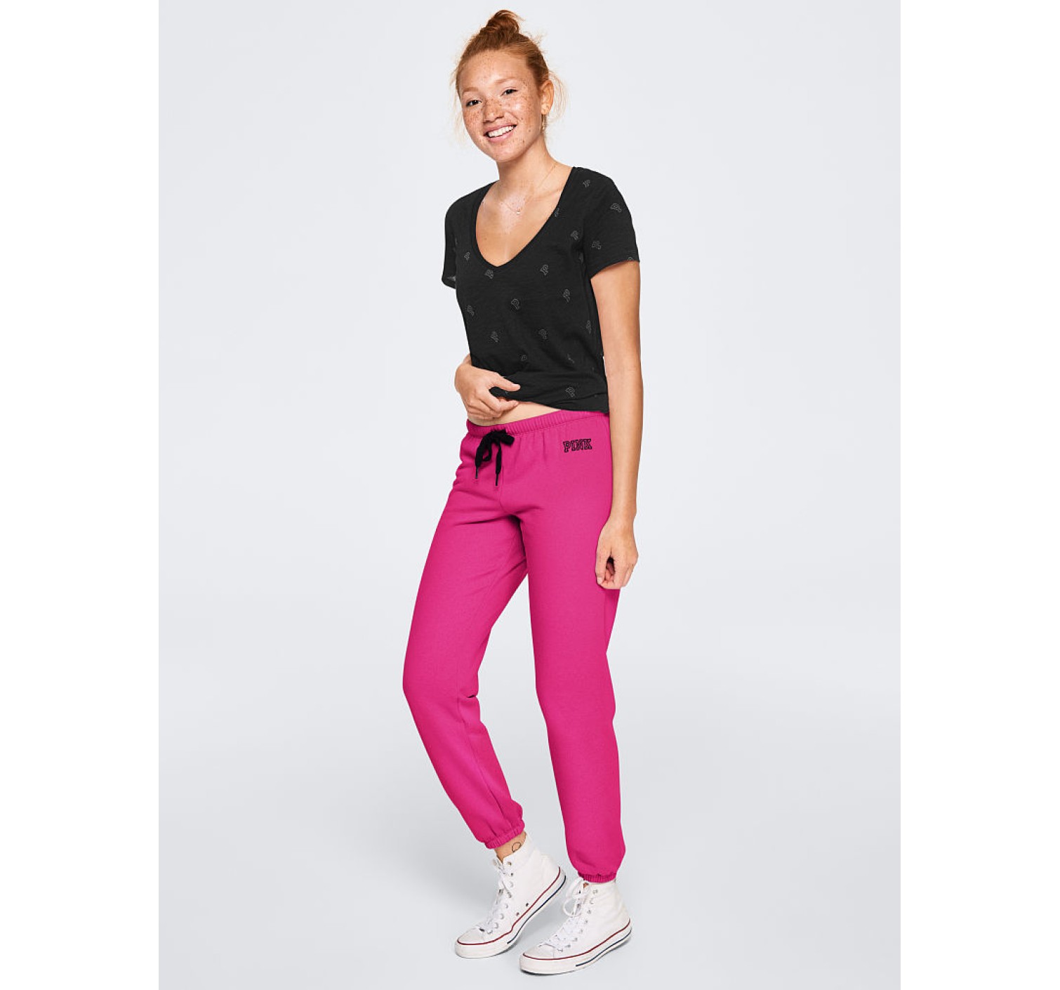 Спортивний костюм Victoria's Secret PINK SPORT малинового кольору