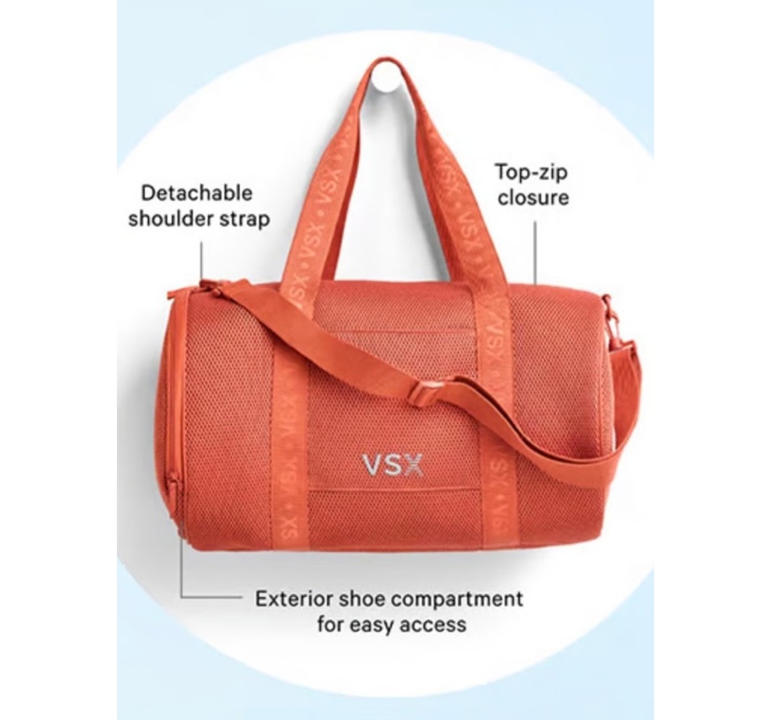 Спортивна сумка VSX Mesh Duffle Bag Vintage Luggage