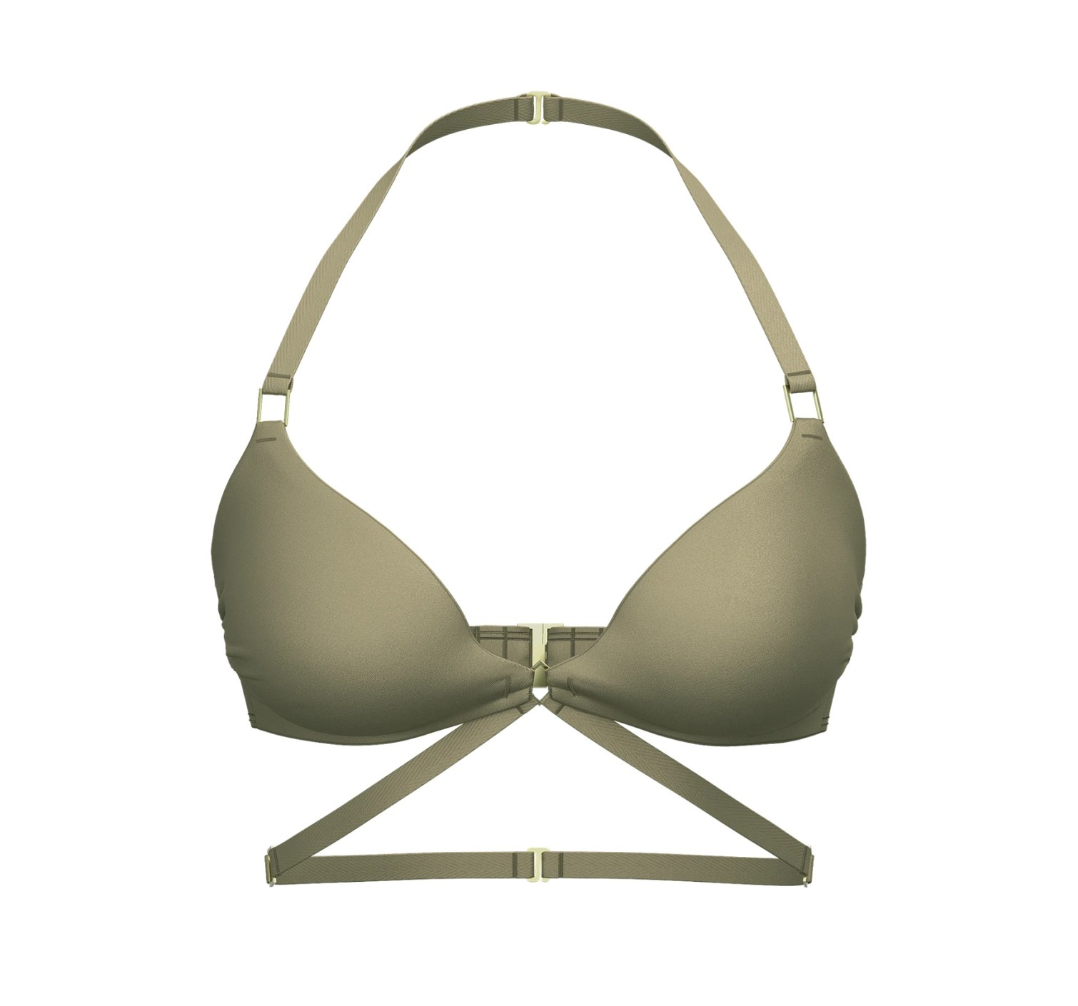 Купальник Archives Sexy Cut-Out Strappy Push-Up Bikini Top Set Desert Cactus