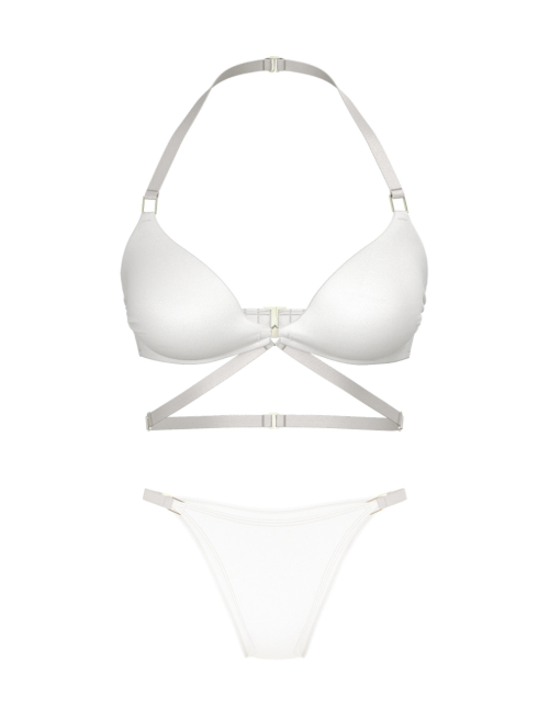 Купальник Archives Sexy Cut-Out Strappy Push-Up Bikini Top Set