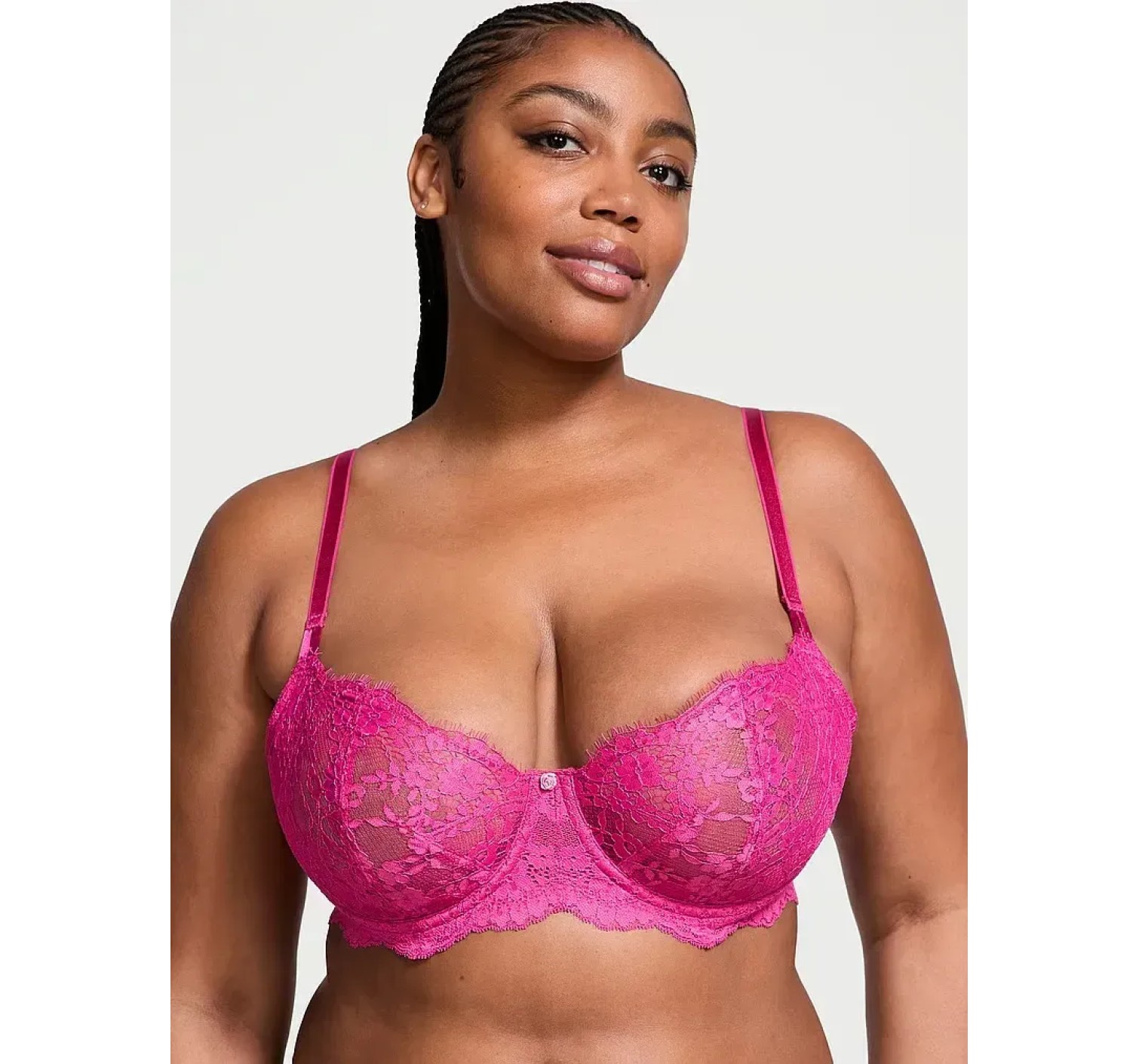 Комплект белья Wicked Unlined Lace Balconette Bra Victoria's Secret