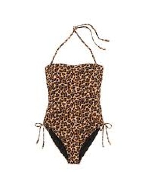 Essential Strapless Ruched One-Piece Swimsuit