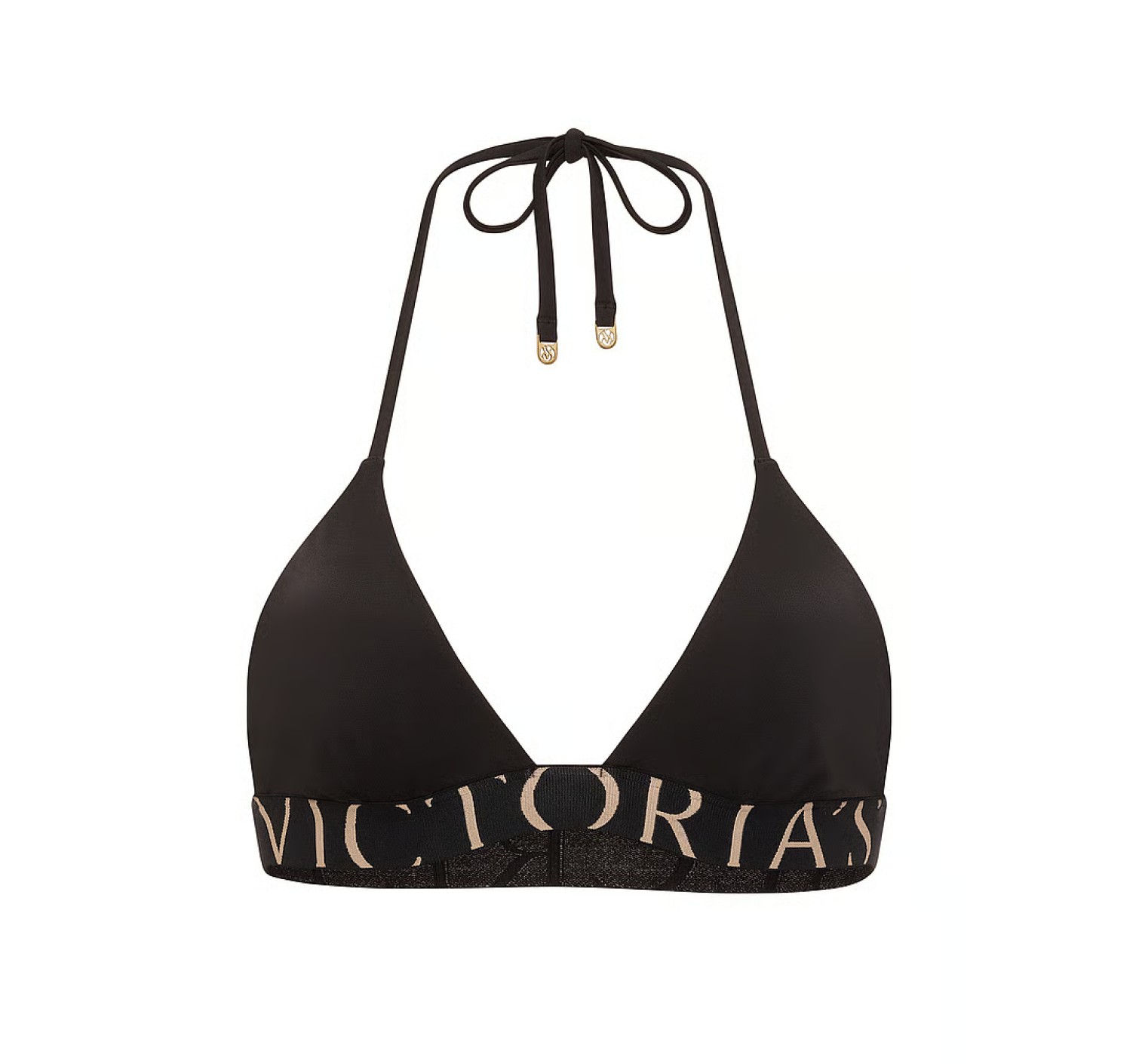 Купальник Exploded Logo Black Triangle Bikini Top Set Victoria's Secret