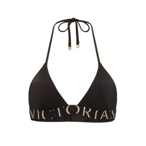Купальник Exploded Logo Black Triangle Bikini Top Set Victoria's Secret