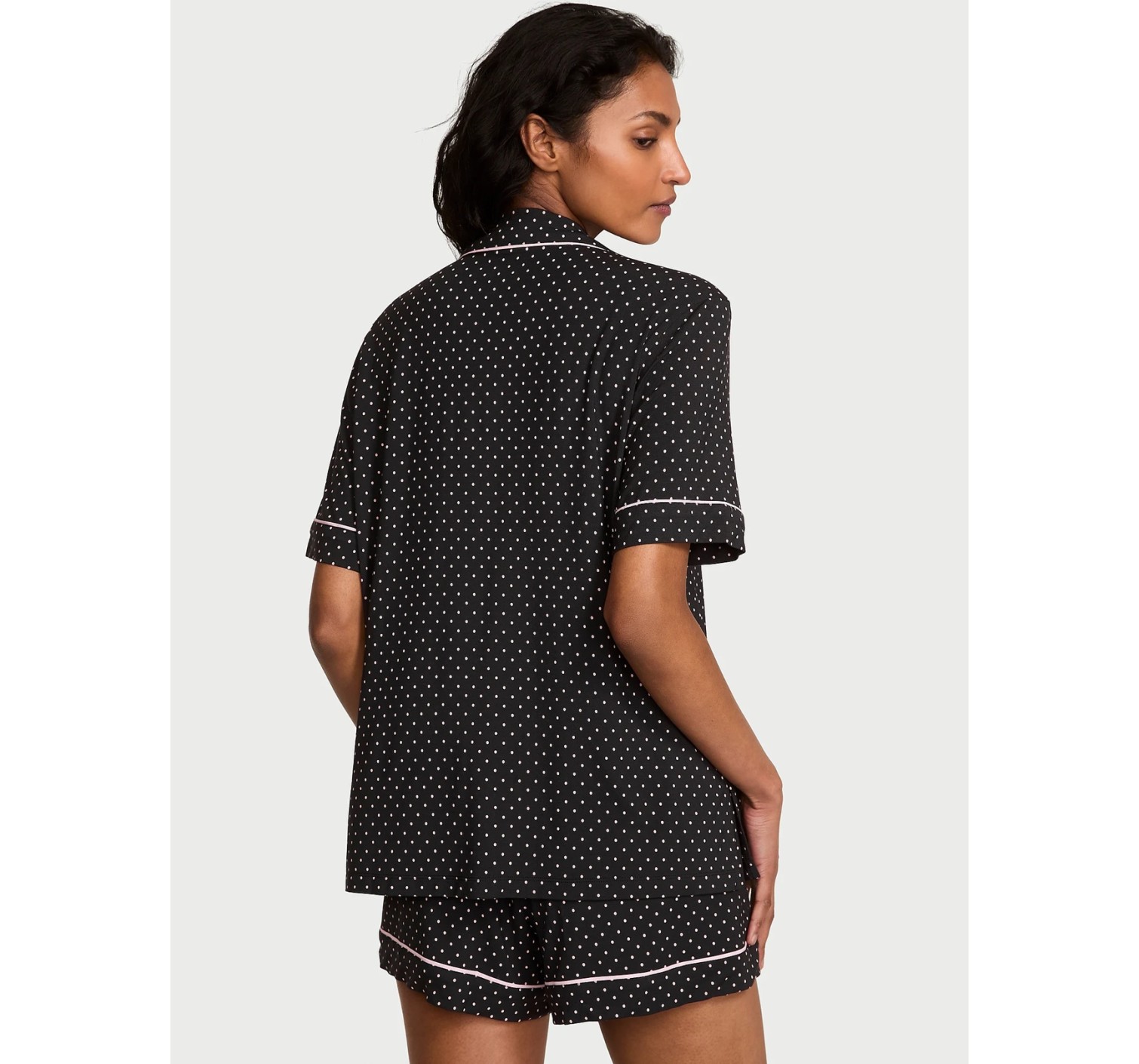 Пижама SoSoft Modal Short Pajama Set Black Pretty Blossom Dot