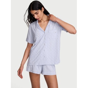 Пижама SoSoft Modal Short Pajama Set Icy Lavender Logos