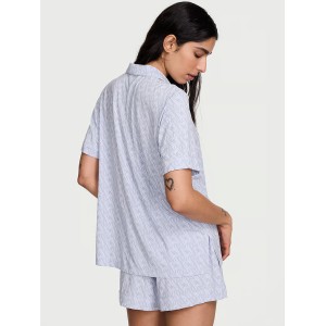 Пижама SoSoft Modal Short Pajama Set Icy Lavender Logos