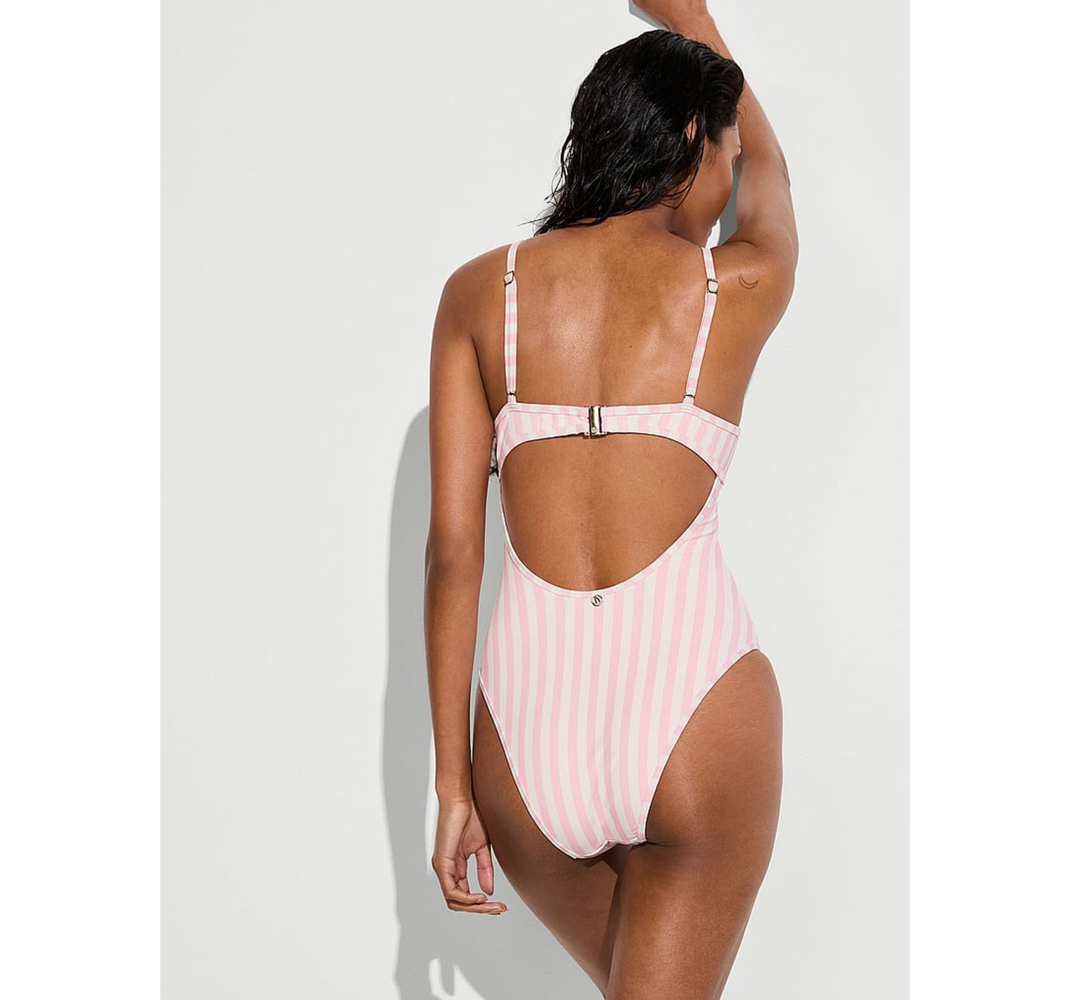 Сплошной купальник Angel Essentials Balconette Cheeky One-Piece Swimsuit Iconic Stripes