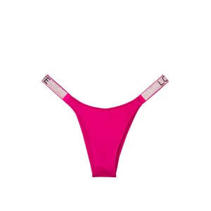 Трусики Victoria’s Secret Very Sexy Crystal Logo Shine Strap Brazilian Panty Wicked Rose
