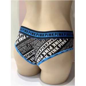 Трусики Victoria’s Secret PINK Cheekster Blue logo print